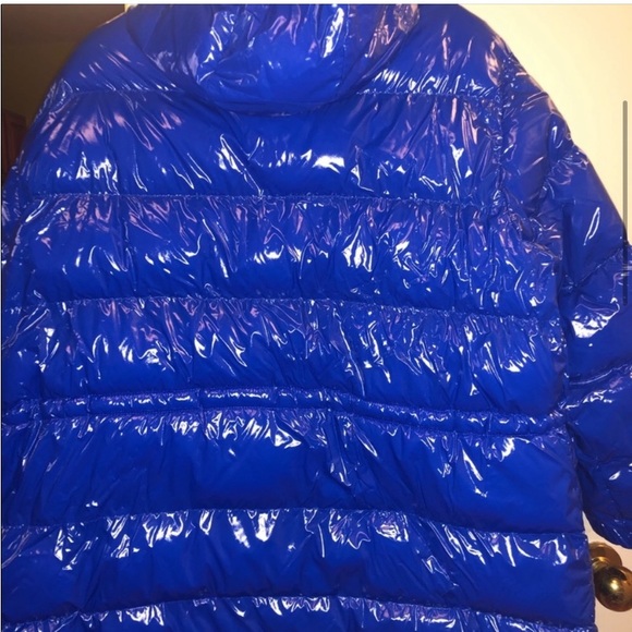 ©💙🦋Royal Blue shine puffer jacket one of a kind in✨ - Picture 6 of 7